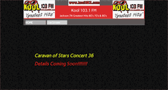 Desktop Screenshot of kool103.com